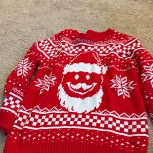 Red and White Santa Sweater